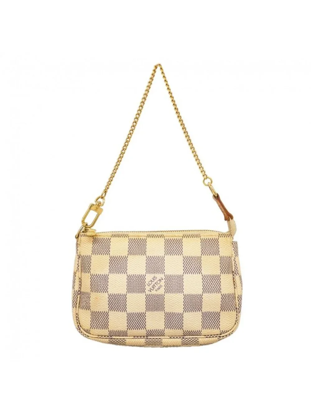 Louis Vuitton Pouch Damier Azur Mini Pochette White